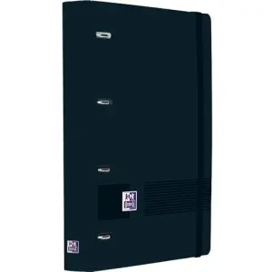 Oxford Europeanbinder Live&Go Carpeta Anillas 4x35 A4+ Con Recambio Write&Erase Polyfoam Negro