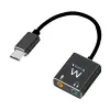 Ewent Adaptador de Audio USB Tipo C a Jack 3.5mm