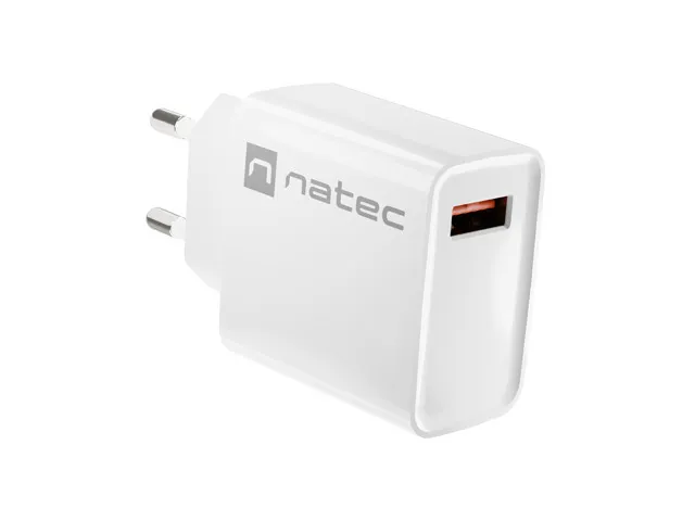 NATEC Ribera Universal Blanco Cargador Rápido Corriente Alterna Interior