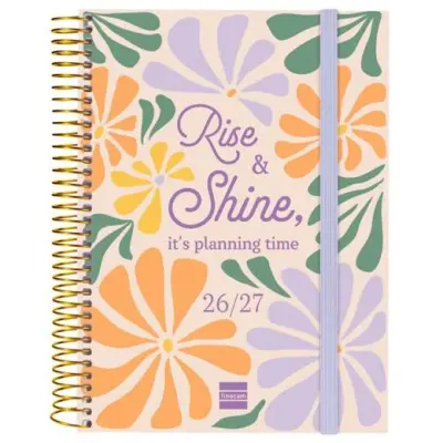 FINOCAM AGENDA SECUNDARIA PARA ESTUDIANTES ESPIRAL 4º-155X212MM 1DP SHINE CURSO 2026-2027
