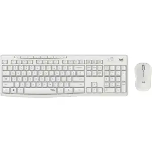 Logitech MK295 Pack Inalámbrico Teclado y Ratón 1000dpi Silenciosos Blanco