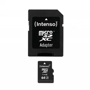 Intenso Micro SD Clase 10 64GB con Adaptador