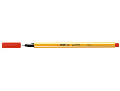 Stabilo Point 88 Rotulador Punta Fina 0.4 mm Tinta Agua Color Rojo