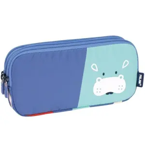 Milan Portatodo 3 Cremalleras Serie Especial Fun Animals Azul