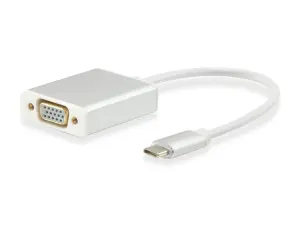 EQUIP Adaptador USB-C a VGA Hembra 0,15m
