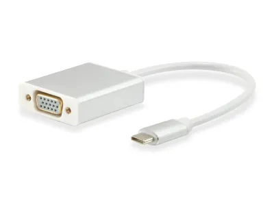 EQUIP Adaptador USB-C a VGA Hembra 0,15m