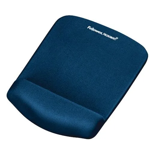 Fellowes Alfombrilla Con Reposamuñecas Azul De Gel Y Espuma De Alta Densidad /Protección Antibacterias