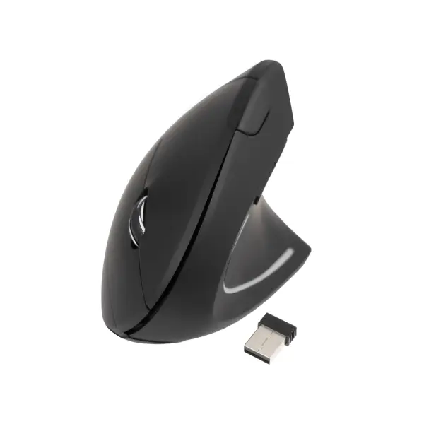 Tooq Raton Inalambrico Ergonomico 3200dpi 6 Botones Color Negro