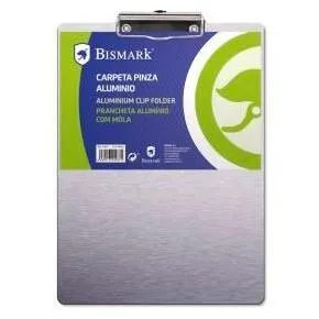 Bismark Carpeta Folio 23X31.3 cm con Pinza y Base de Aluminio