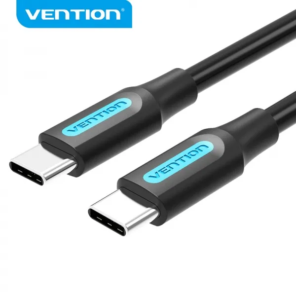 Vention Cable Usb-C Macho A Usb-C Macho - 0.5M 3A Pd60W - Color Negro