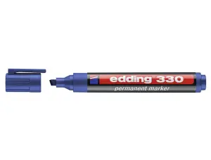 Edding Marcador Permanente 330 Punta Biselada Azul