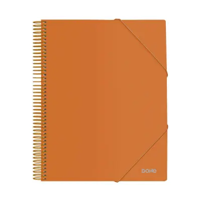 Dohe Carpeta A4 con 20 Fundas Transparentes y Tapa de Polipropileno Opaco