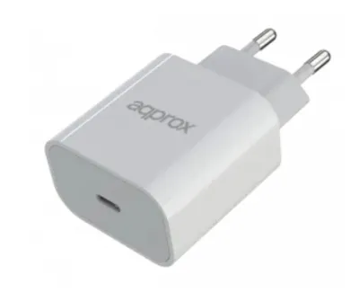Cargador Usb Approx Appusbwall30 Para Red Domestica A Usb Tipo C 20W