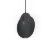 Hama ECM-500L Ratón Óptico Vertical para Zurdos 1800dpi, Cable 180cm, 7 Botones, Negro