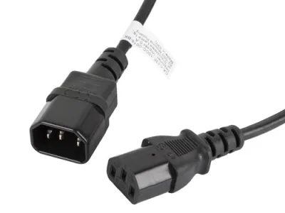 Lanberg Cable De Transmisión C13 A C14 Negro 1,8 M