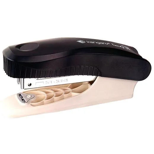 Kangaro Grapadora Sobremesa  Trendy-35 25 Hojas Negro