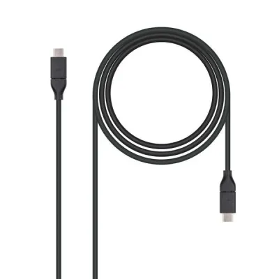 Nanocable Cable USB 3.1 Gen 2 10Gbps USB-C A USB-C 1M