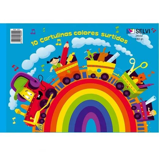 Selvi Cuaderno Para Manualidades Con 10 Cartulinas 24X32Cm 180G