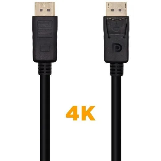 Aisens Cable Displayport V1.2 4K@60Hz Dp/M - Dp/M Negro 5,0M