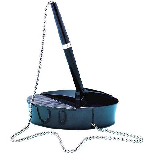 Fellowes Boligrafo Con Peana - Base Pesada Antideslizante - Cadena Contra Robo De 520Mm - Color Tinta Azul