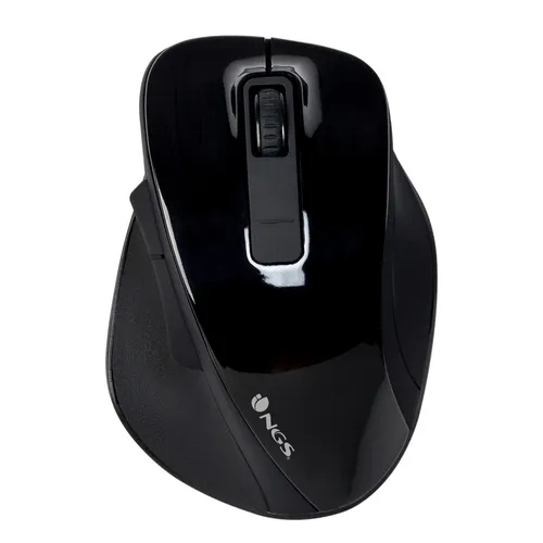 Mouse Ngs Wireless Bow Black 1200Dpi 2.4Ghz Nano Receptor Usb