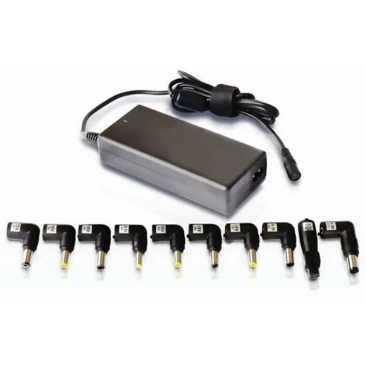 Leotec Cargador Universal Automatico Para Portatil 90W - 10 Conectores Diferentes