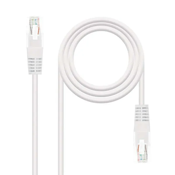 Nanocable Cable De Red Latiguillo Rj45 Cat.6 Utp Awg24 1M - Color Blanco