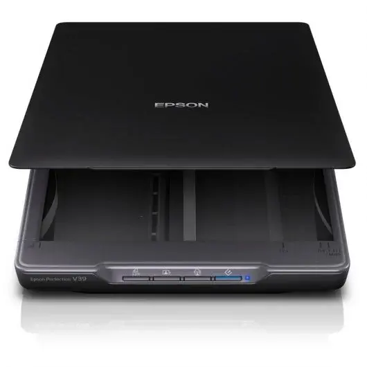 Epson Perfection V39Ii Escaner Fotografico Y De Documentos 4800Ppp - Alimentacion Y Conectividad Por Usb - Fabricado Con Un 30% De Plastico Reciclado