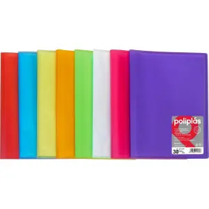 Grafoplás Carpeta Polipropileno Translúcido Con 10 Fundas Soldadas Folio Natural