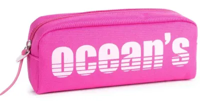 Oceans Wave Estuche de 1 Cremallera con Tirador Ergonómico Color Fucsia