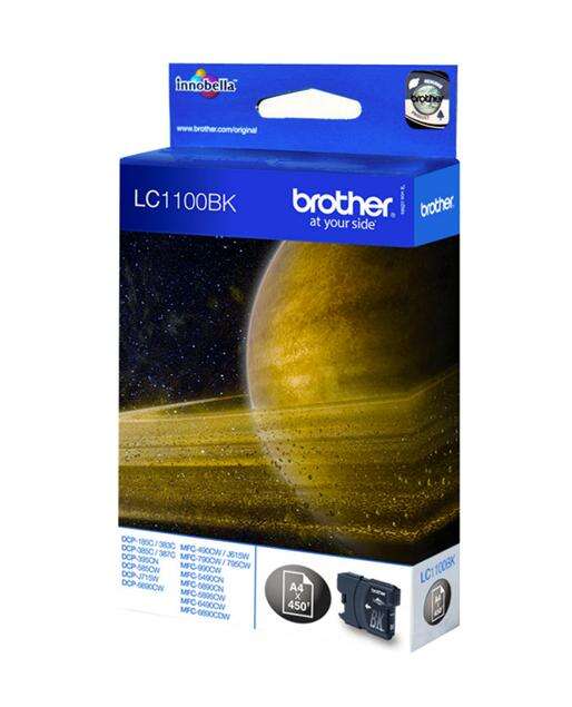 Brother Lc1100 Negro Cartucho De Tinta Original - Lc1100Bk