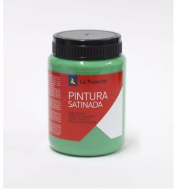 La Pajarita Témpera Escolar Bote De 35Ml Satinada Verde Vivo L-17
