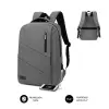 Subblim Mochila City para Portátiles de hasta 15,6" - Resistente al Agua - Color Gris