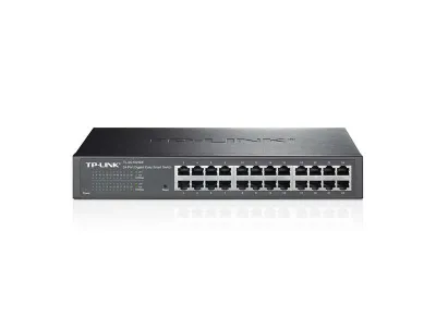 TP-LINK SG1024DE Switch Semigestiónable 24 Puertos Giga Metal 19" Rack