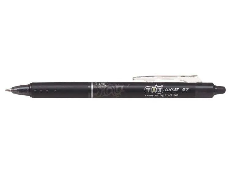 Pilot Bolígrafo Tinta Borrable Frixion Clicker 0.7mm Negro