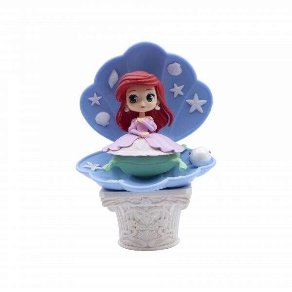 Banpresto Disney Characters Q Posket La Sirenita Ariel Ver.a Pink Dress Style - Figura De Coleccion - Altura 12Cm Aprox. - Fabricada En Pvc Y Abs