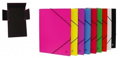 Mariola Carpeta Con Gomas 3 Solapas Folio Cartón Forrado Plastificado Surtidos