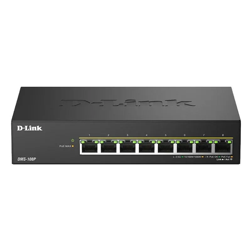 D-Link Dms-108P/E Switch 8X2.5Mg Poe 230W