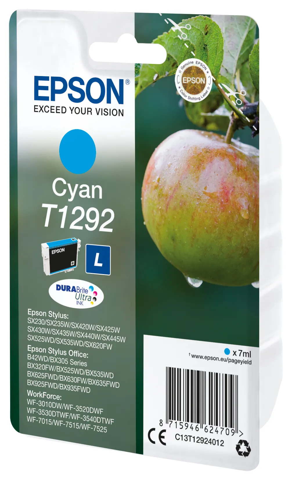 Epson T1292 Cartucho de Tinta Original Cyan