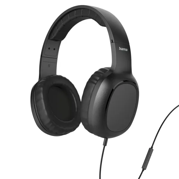 Hama Fun II Auriculares con Micrófono Omnidireccional 1.2m Jack 3.5mm Negro
