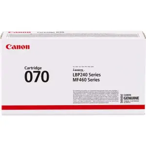 Canon 070 Negro Cartucho de Tóner Original