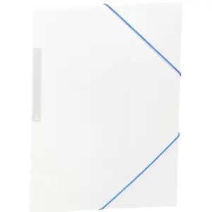 Carchivo Carpeta 3 Solapas Folio con Gomas PP Opaco Blanco