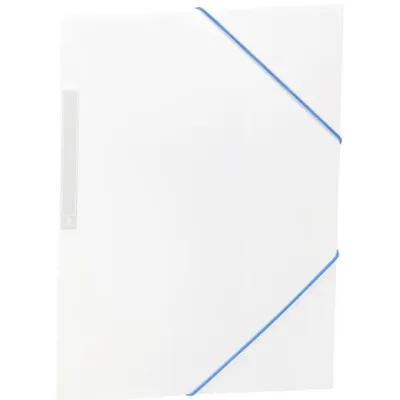 Carchivo Carpeta 3 Solapas Folio con Gomas PP Opaco Blanco