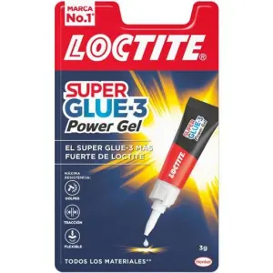 Loctite Superglue-3 Power Gel 3gr - Adhesivo Instantáneo Flexible y Extrafuerte