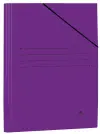 Mariola Carpeta de Cartón Plastificado 500gr/m2 34x25cm Cierre Goma Elástica Violeta