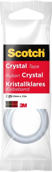 Scotch Pack de 2 Cintas Adhesivas Invisibles 19mm x 10m Supertransparente