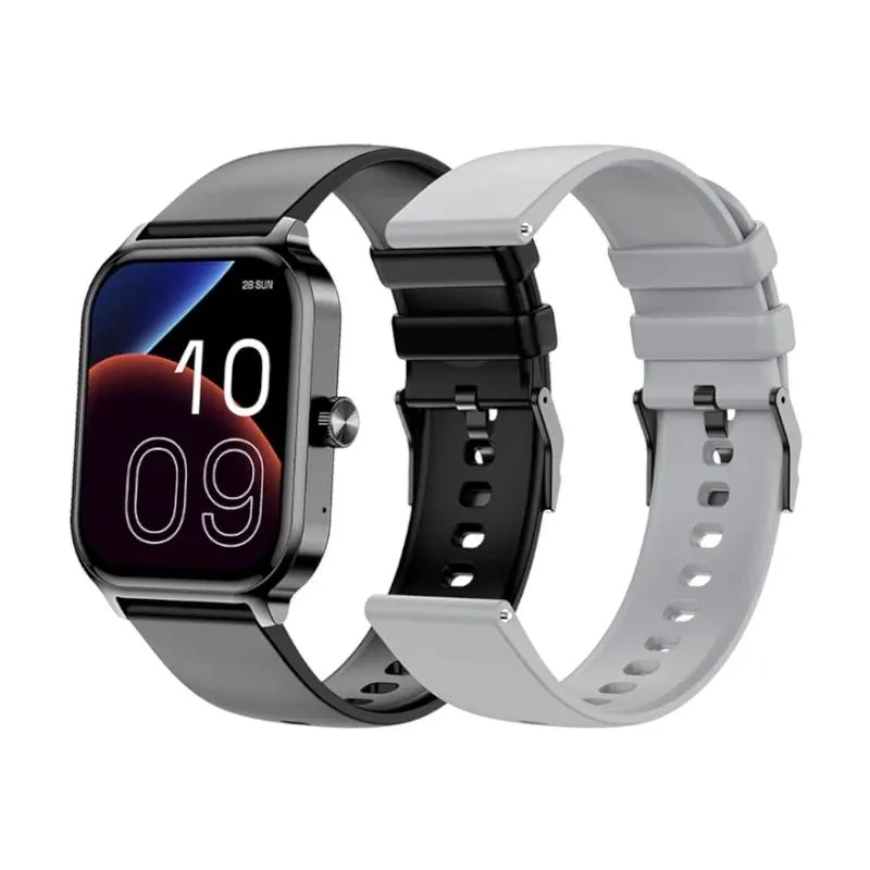 SPC Smartee Duo 3 Smartwatch 1.93" AMOLED - 100+ Modos Deportivos, IP68, 7 Días Autonomía, 2 Correas, Negro