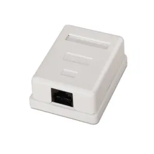 Aisens Roseta Superficie RJ45 Cat.6 UTP 1 Toma Color Blanco
