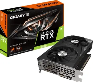 Gigabyte GeForce RTX 3060 WINDFORCE OC 12GB GDDR6 Tarjeta Gráfica