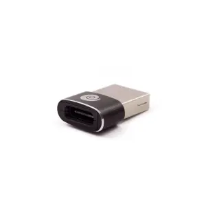 Coolbox Adaptador USB-A a USB-C Negro